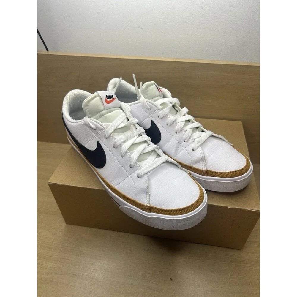 Women's Nike Court Legacy Next Nature 'White Desert Ochre' - Size 10